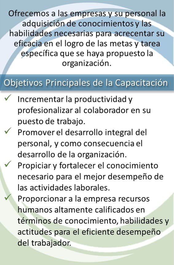 Servicios de capacitación - Introducción